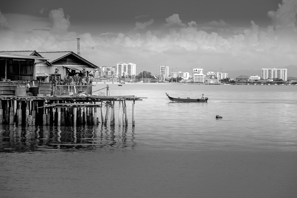 A view from the Tan Clan Jetty in George Town