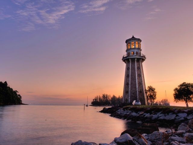 Langkawi Lighthouse Drive - Sunset HDR